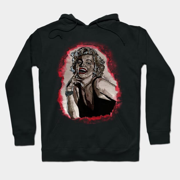 Red marilyn monroe hoodie best sale